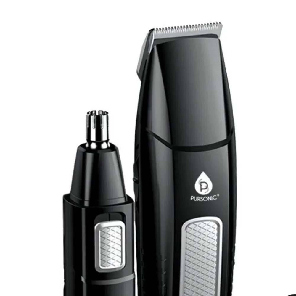 Pursonic Mario Lopez Men’s Grooming Kit Box. 10 Piece in Black. New in Box!